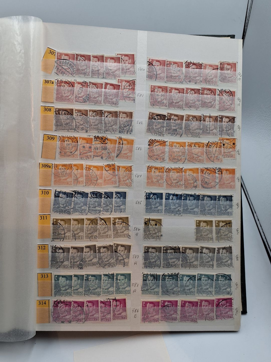 Frimærkesamling, udsøgt AKA 1-500